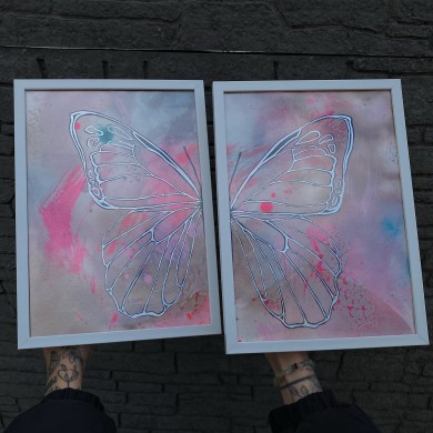 Set of two originals in a...